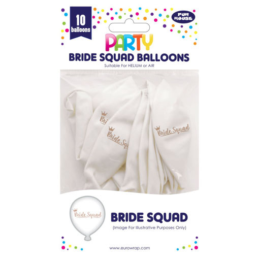 Picture of BRIDE SQUAD BALLOONS 10 PACK